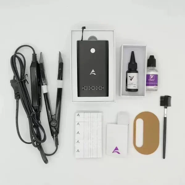 V light hair extension lamp machine kit set tools led hair extensoion glue v-light accessories human hair extension