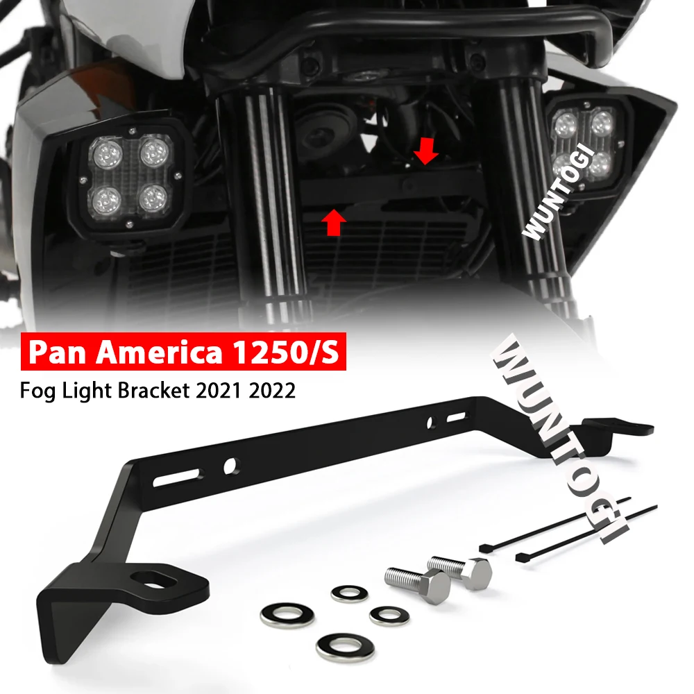 For Pan America PA1250S Auxiliary Bracket Accessories Motorcycle Fog Light For PAN AMERICA 1250 S Driving Spotlight Brackets