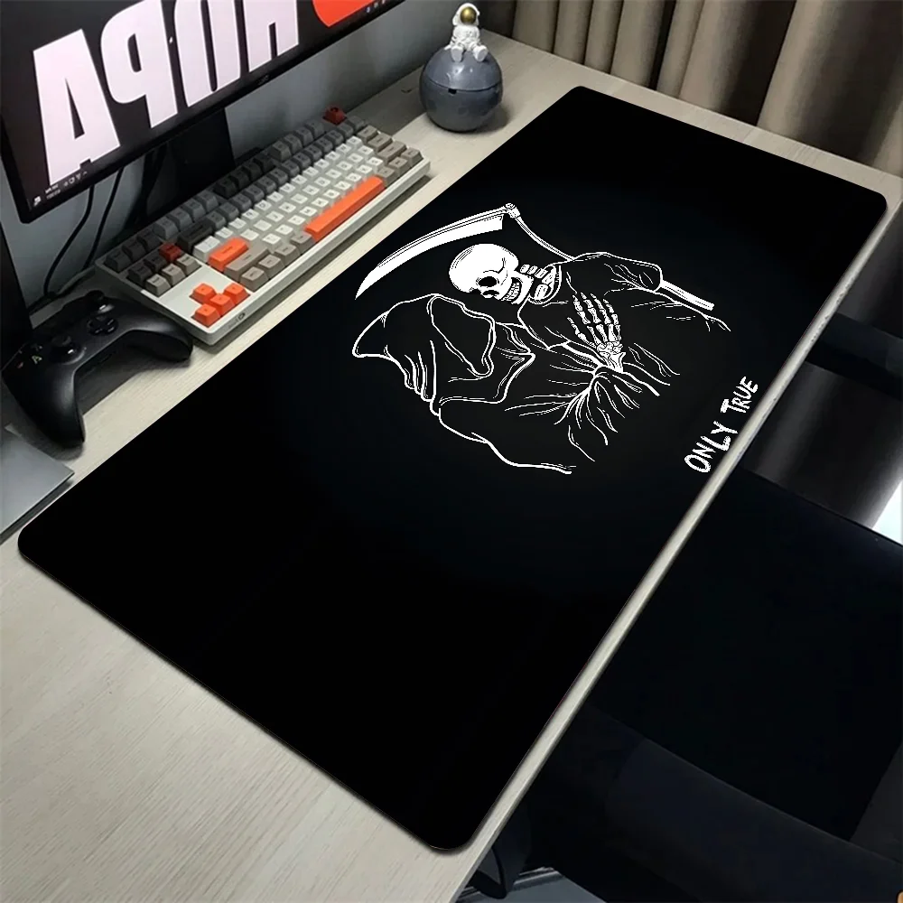 Gothic style Dark Horror Skull Mousepad Mouse Mat With Pad gaming accessories Prime Gaming XXL Keyboard Pad Stitch Padding Mat