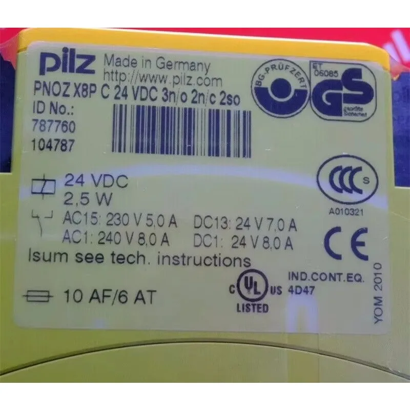 New and  PNOZ X8PC 787760 Sensor Stock in Warehouse PLC Programming Controller