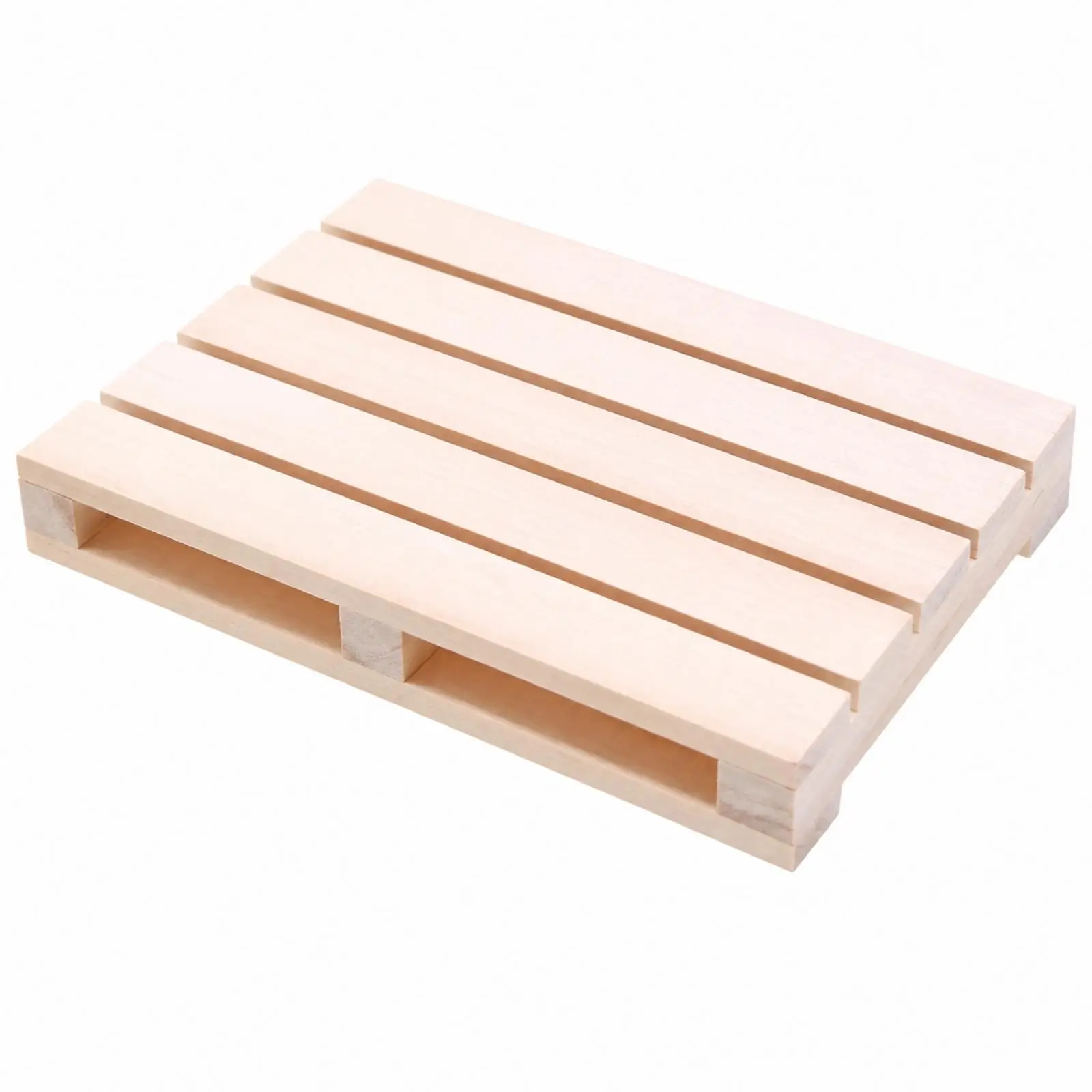 Natural Wood Composite Coaster for Dollhouse Miniature Utensils and Tiny Coffee Cup