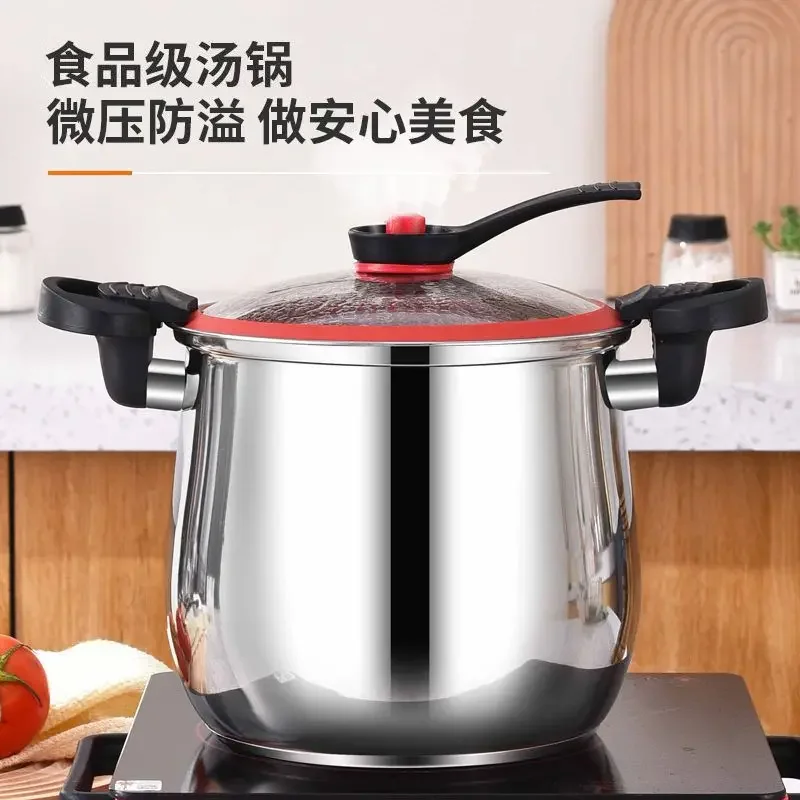 Instant cookware Micropressure soup pots for cooking Stainless steel steamer cooking hot pot kitchen accessories pots and pans