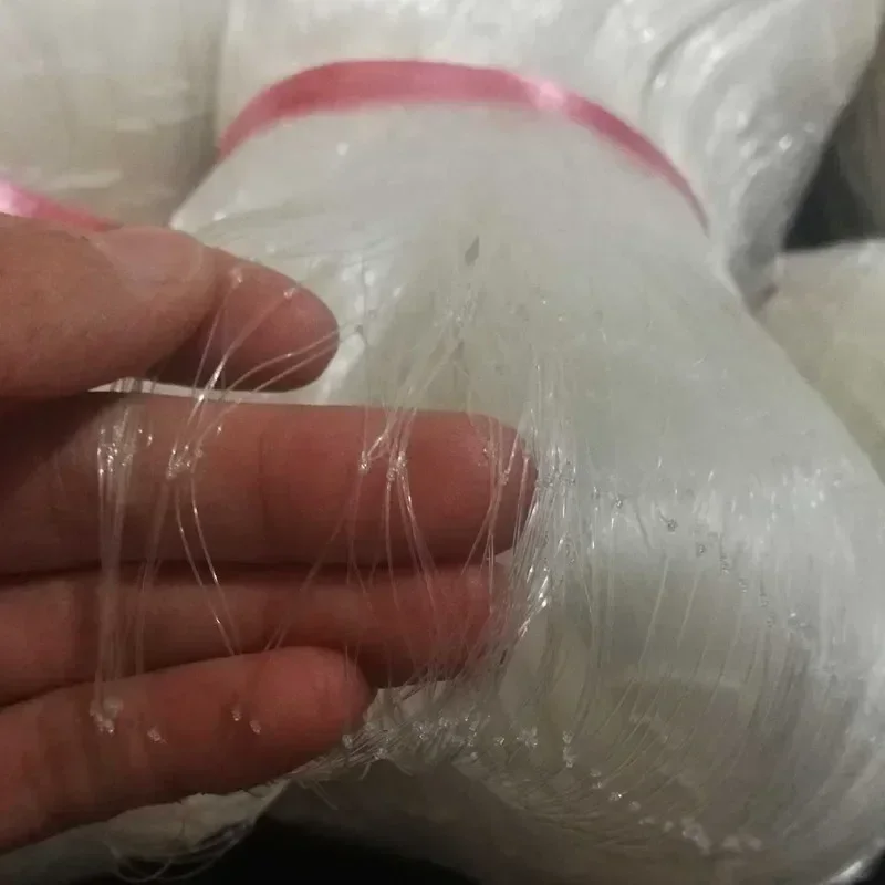 0.4mm Line Semi-Finished Product Fishing Net Small Monofilament Nylon Net Outdoor Fishing Network Rede De Pesca Fishing Gear