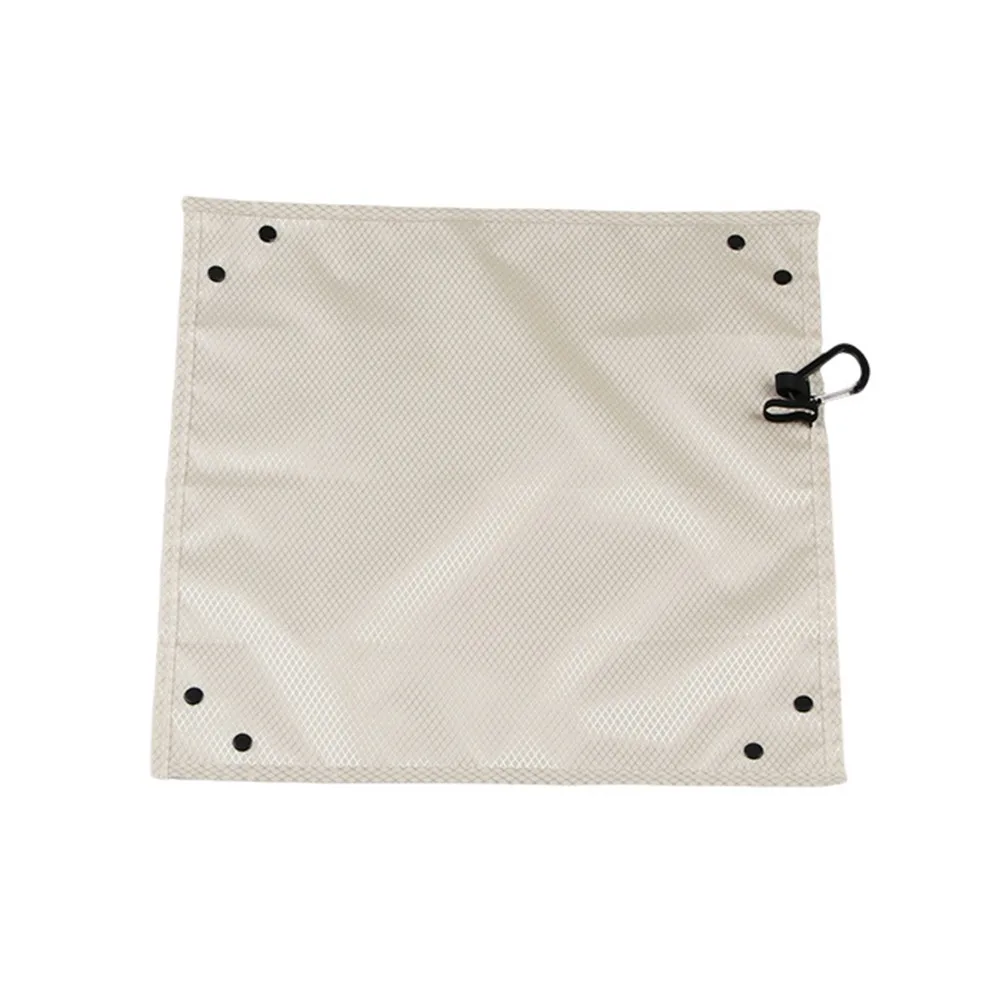 Comfort Ultra Light Folding Seat Cushion Waterproof Palm Size Portable Camping Mat Convenient with Hook Fruit Wash Basket Hiking