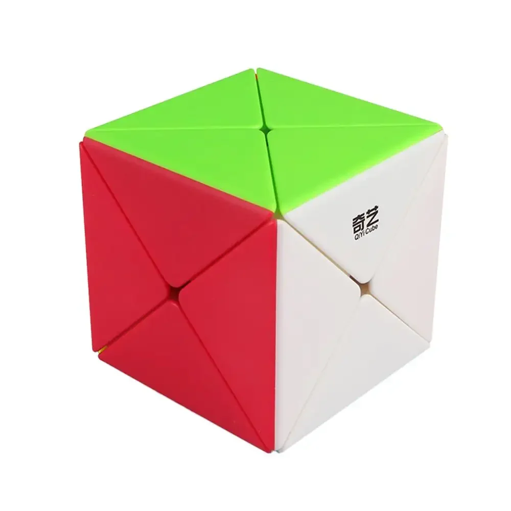 [Picube] QiYi X Cube 2x2x2 w kształcie litery X Magic Cube Oryginalna kostka Xcube Speed 2x2 Magico Cubo Dziwny kształt Puzzle Cube Zabawki Czarny