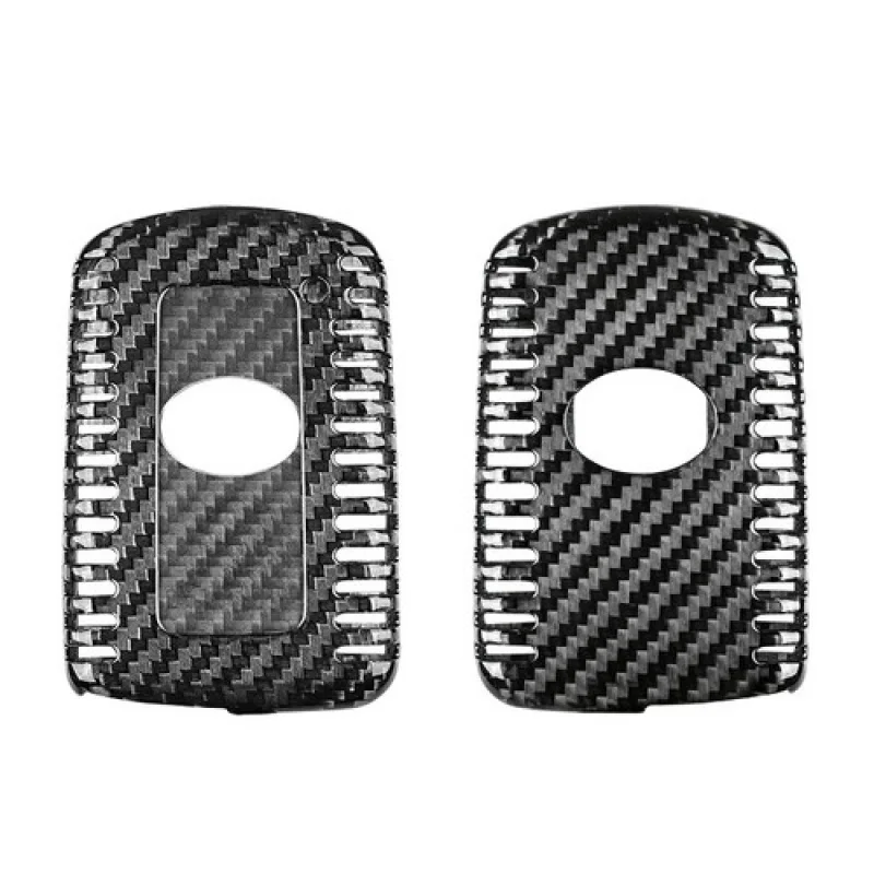 A + ألياف الكربون سيارة مفتاح فوب غطاء حقيبة لتويوتا RAV4 كامري أفالون هايلاندر #3
