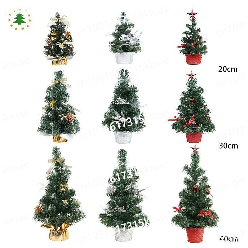 Christmas decorations table top decoration potted plant scene decoration