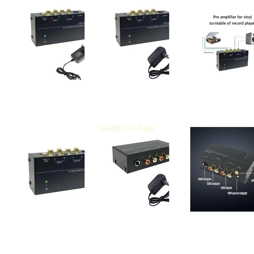 F62C 품질 자기 턴테이블 프리 앰프는 음악 애호가를위한 RCA 출력을 증폭시킵니다.