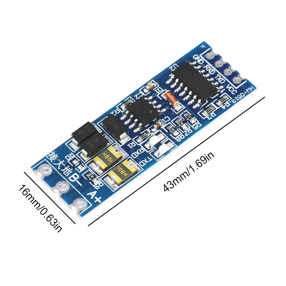 10PCS TTL To RS485 Module Hardware Automatic Flow Control Module Serial UART Level Mutual Conversion Power Supply Module 3.3V 5V