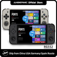 RG552 Anbernic Retro Video Game Console Dual Systems Android Linux Pocket Game Player Built in 64G 4000+ Games