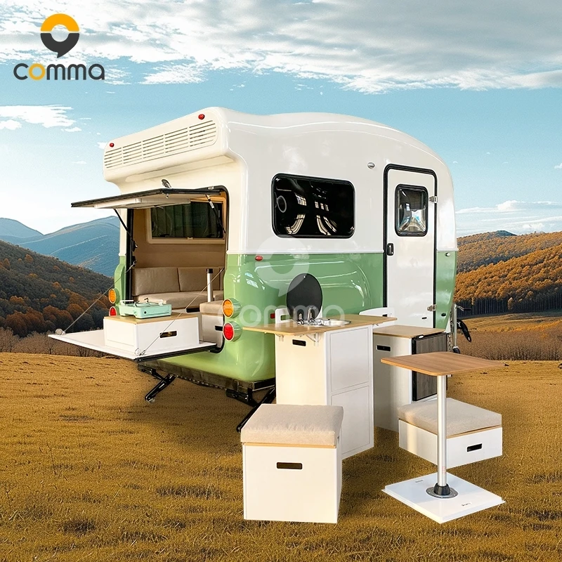 Características autoajustables Fabricantes de caravanas China Campers En Caravan Roulotte