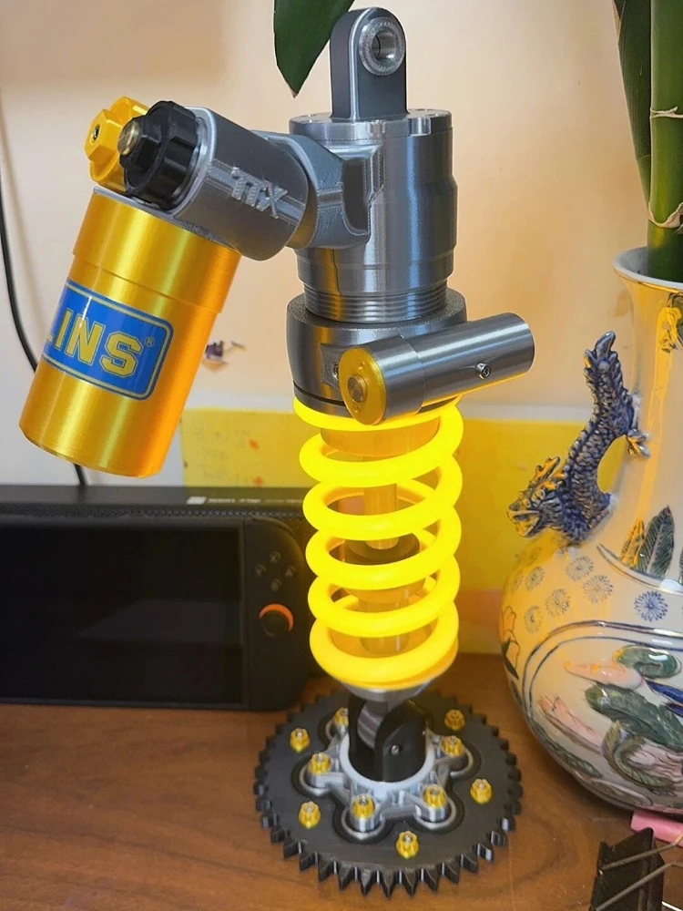 motorcycle Shock Absorber Desk Lamp Personalized Industrial Style Decor Night Light for Unique Gift for Boys KTM OHLINS BMW view 6