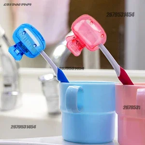 1/5P Box for ToothbrushCase Travel Head Protective Covers for Electric Manual Brush Head Portable Travel Home Plastic Toothbrush