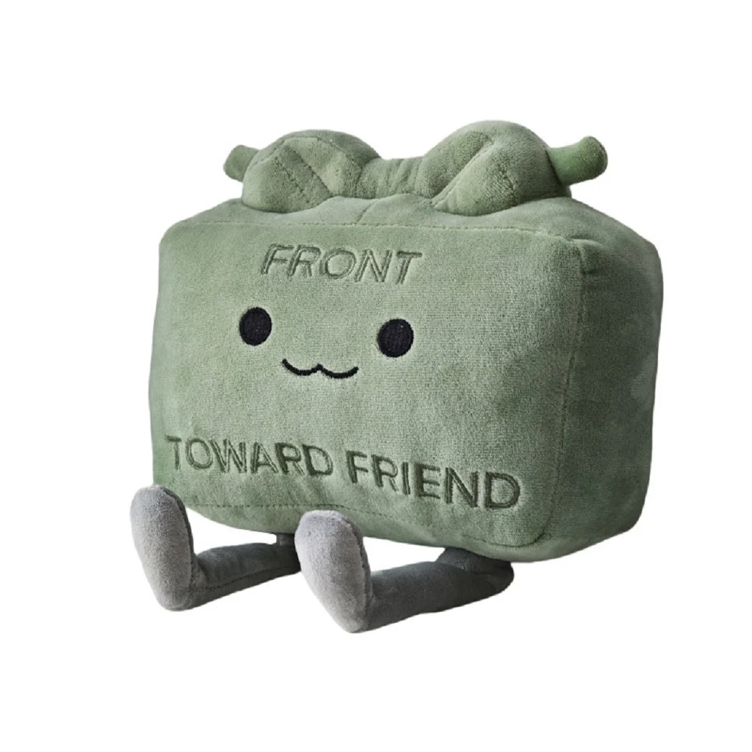 New Clay The Claymore Plush Toy Cartoon Cute Doll Small Square Plushine Stuffed Doll Soft Pillow Decoration Children'S Day Gifts