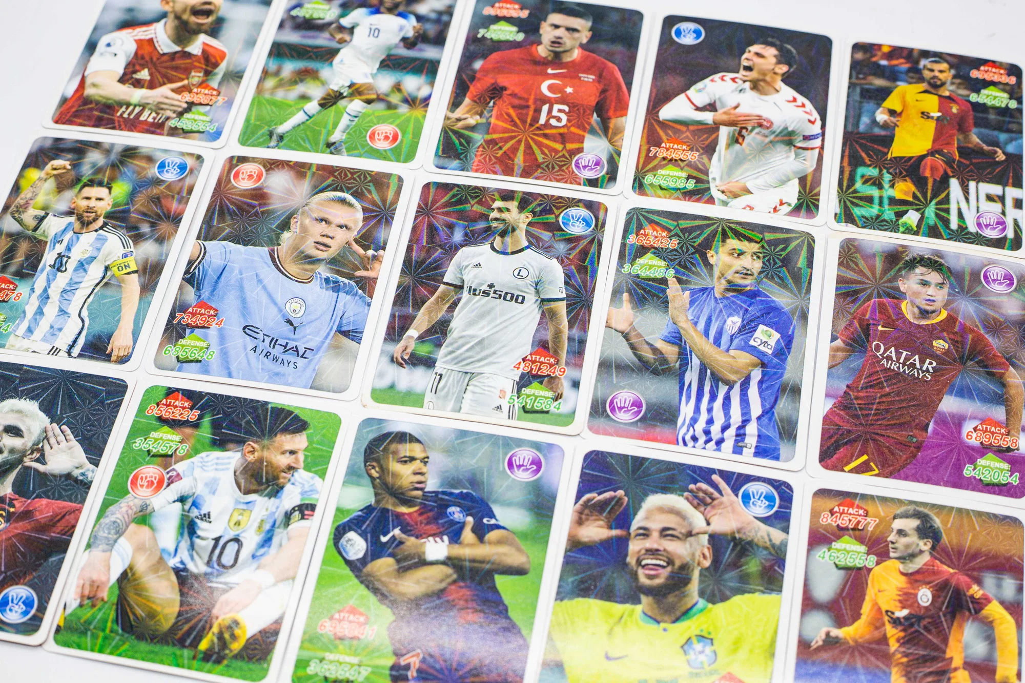 2024 Football Star Cards FIFA Football Soccer Star Collection Footballer Limited Cards Fans Trading Card