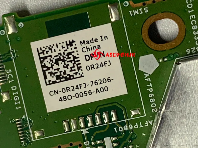 Original 0R24FJ R24FJ CN-0R24FJ FOR Dell Latitude 10 st2 tablet motherboard WITH CPU AND 2GB 64GB SSD DLP10 MB 47JY4 100% Perfec