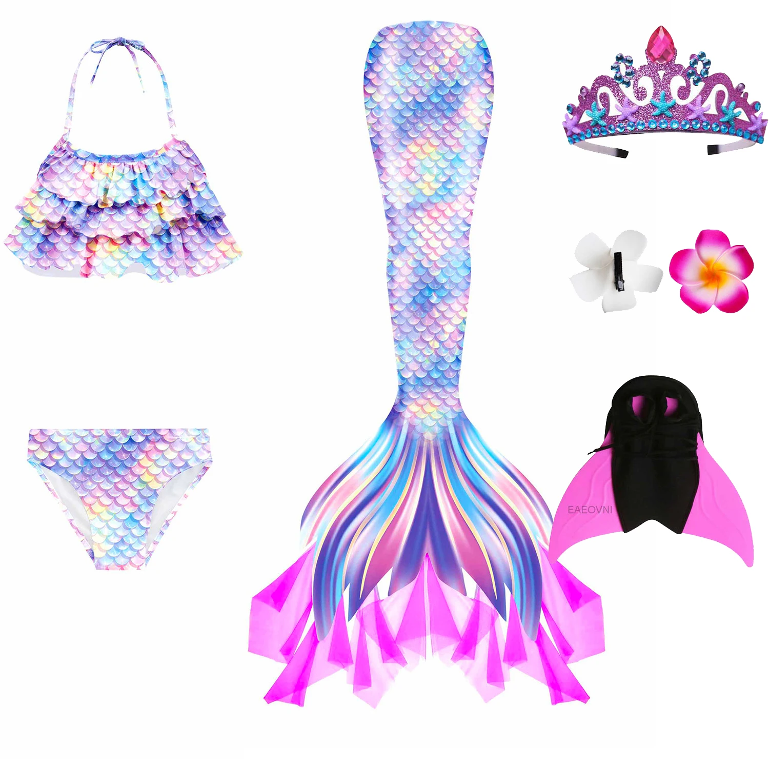 Schwimmen Meerjungfrau Schwanz Für Mädchen Kinder Strand Kleid Pool Schwimmen Anzug Mit Monofin Hand Fin Meerjungfrau Cosplay Anime Kostüm