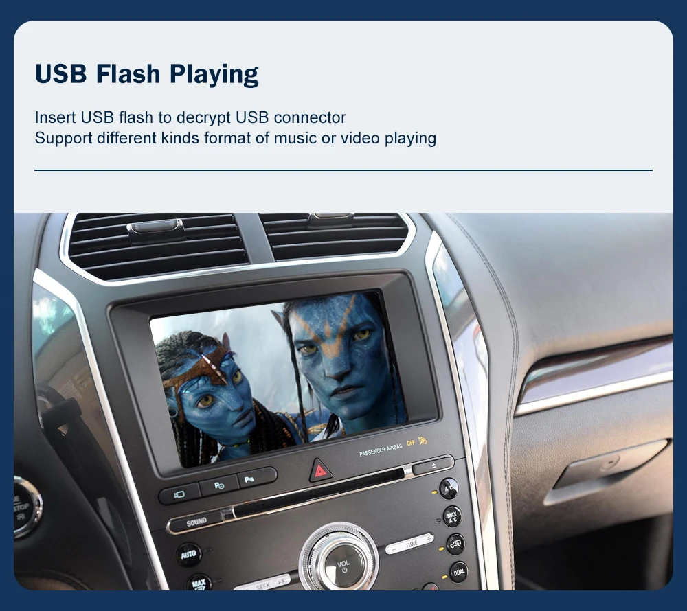 Road Top Decoder Box Kabelloses CarPlay für Ford Explorer Fusion Mondeo Sync2 Mit Android Auto Airplay Car Play Video-Schnittstelle – Detail 12