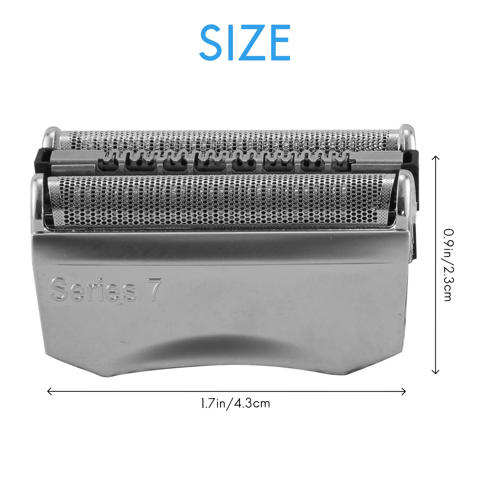 70er Jahre Folie & Cutter Rasierer Ersatzteil für Braun Serie 7 70s Rasier folie Patrone Kassetten kopf