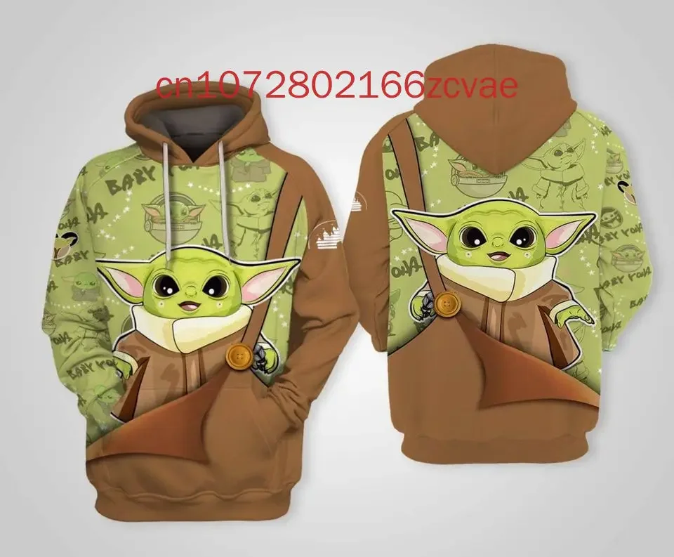 Baby Yoda Disney 3D Printed Hoodie