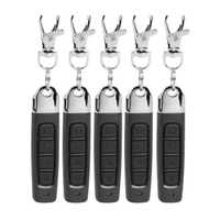 1/5PCS 433MHz Auto Copy Remote Control Electric Garage Door Opener Remote Controller Duplicator Clone Cloning Code Transmitter