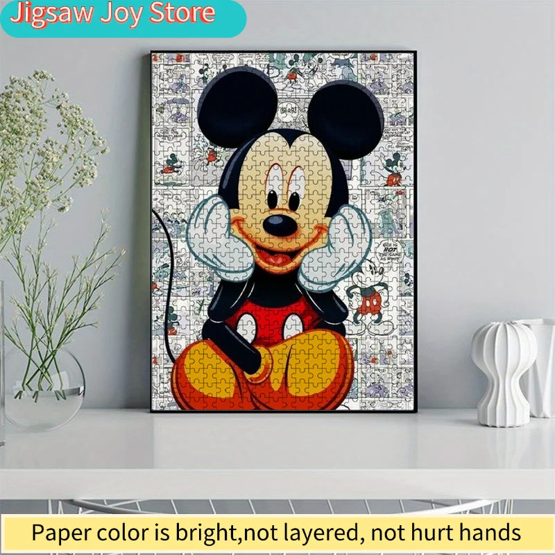 1000-teiliges Buntes Cartoon-Mäuse Puzzle |   Lebendiges abstraktes Design, Comic-Muster, herausfordernd und unterhaltsam, Familie