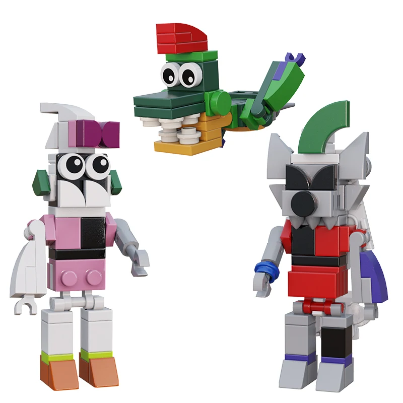 NEW MOC FNNAF Horror Movie Figures Freddyed Building Blocks Set from Five Night Fedy Cartoon Game Scene Toys for Kids