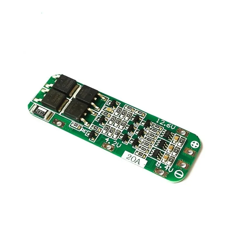 3String11.1V 12V 12.6V 18650 Lithium Battery Board Startable Drill 20ACurrent