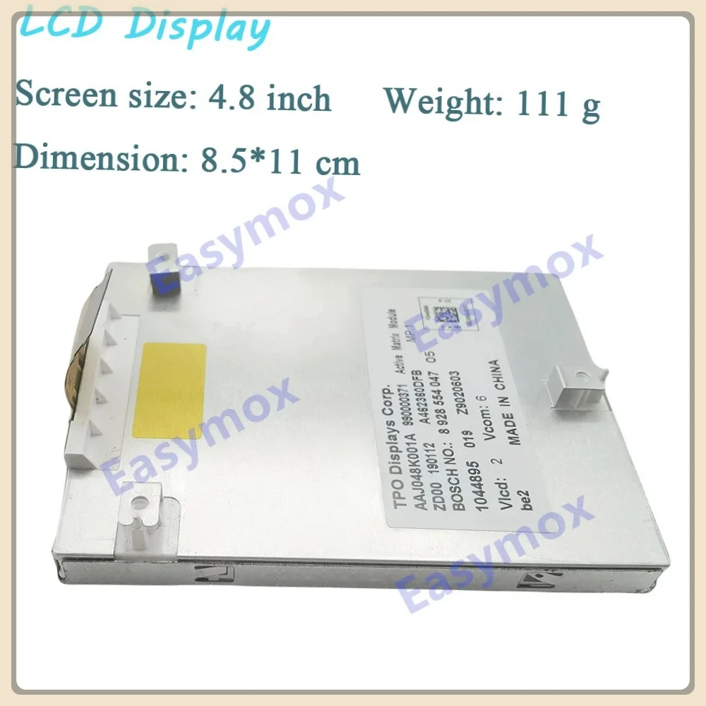 

4.8 Inch LCD Display for Mercedes Benz W164 W166 ML350 GL350 GL450 Car Screen Dashboard