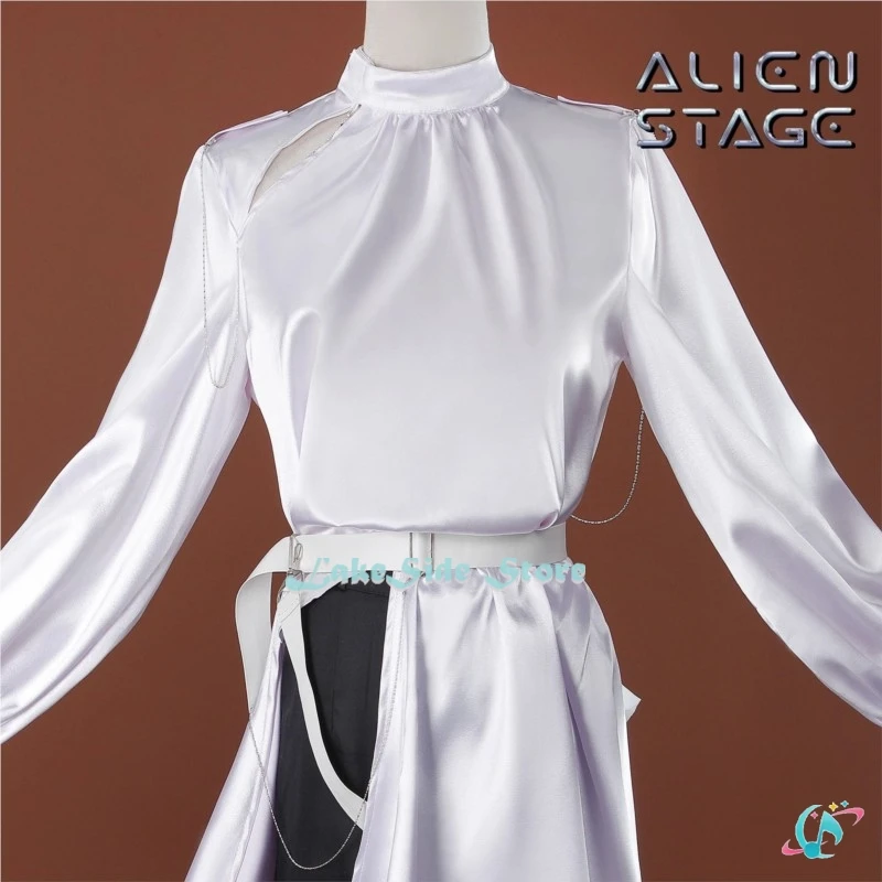 Alien Stage Lukaa Cosplay Costume Wig Top Pants Anime Idol Cosplay Role Playing Party Suit Mens Fancy Halloween Carnival Outfit