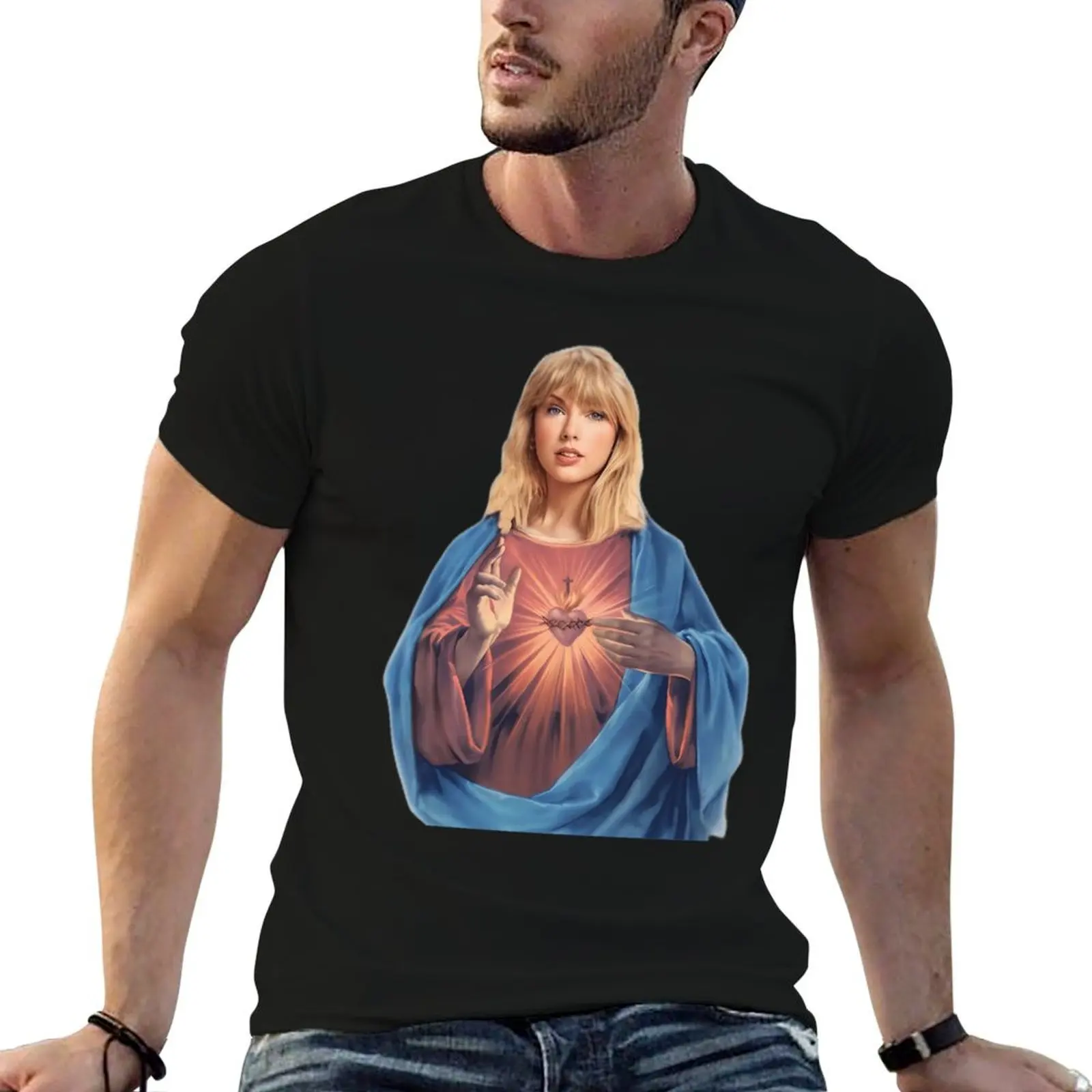 TaylorGod meme T-Shirt rapper graphic tees cute tops oversized anime tshirt plain t shirts men