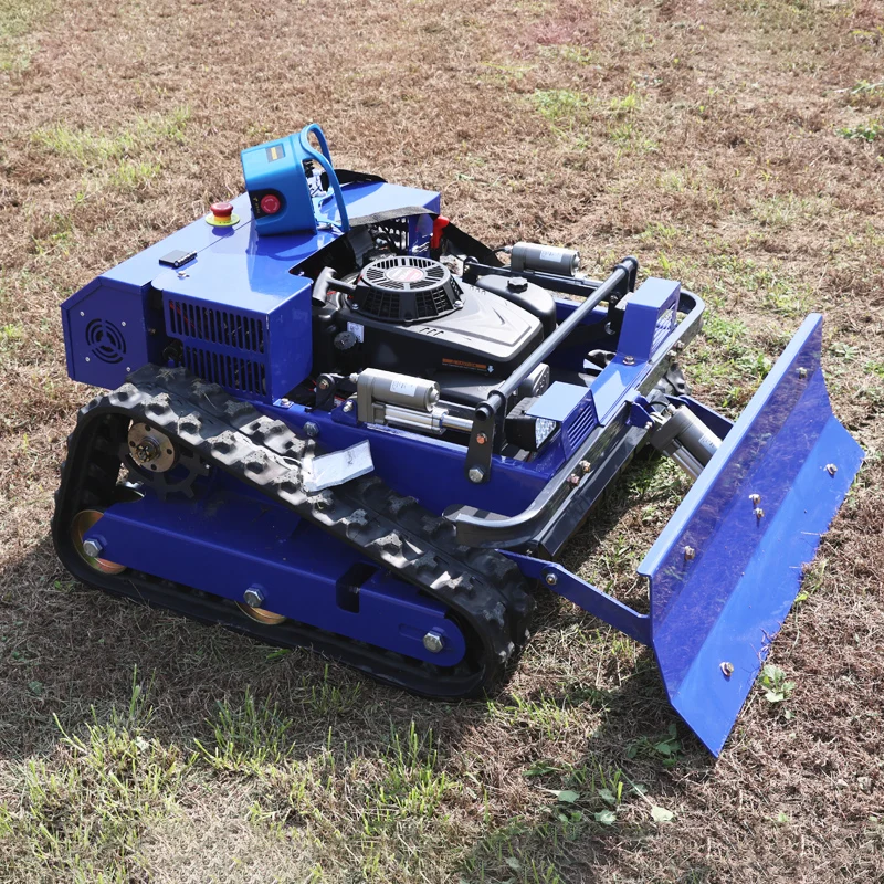 Customised CE EPA Approved All Terrain RC Grass Cutter Garden Crawler Remote Control Robot Lawn Mower with snow plow