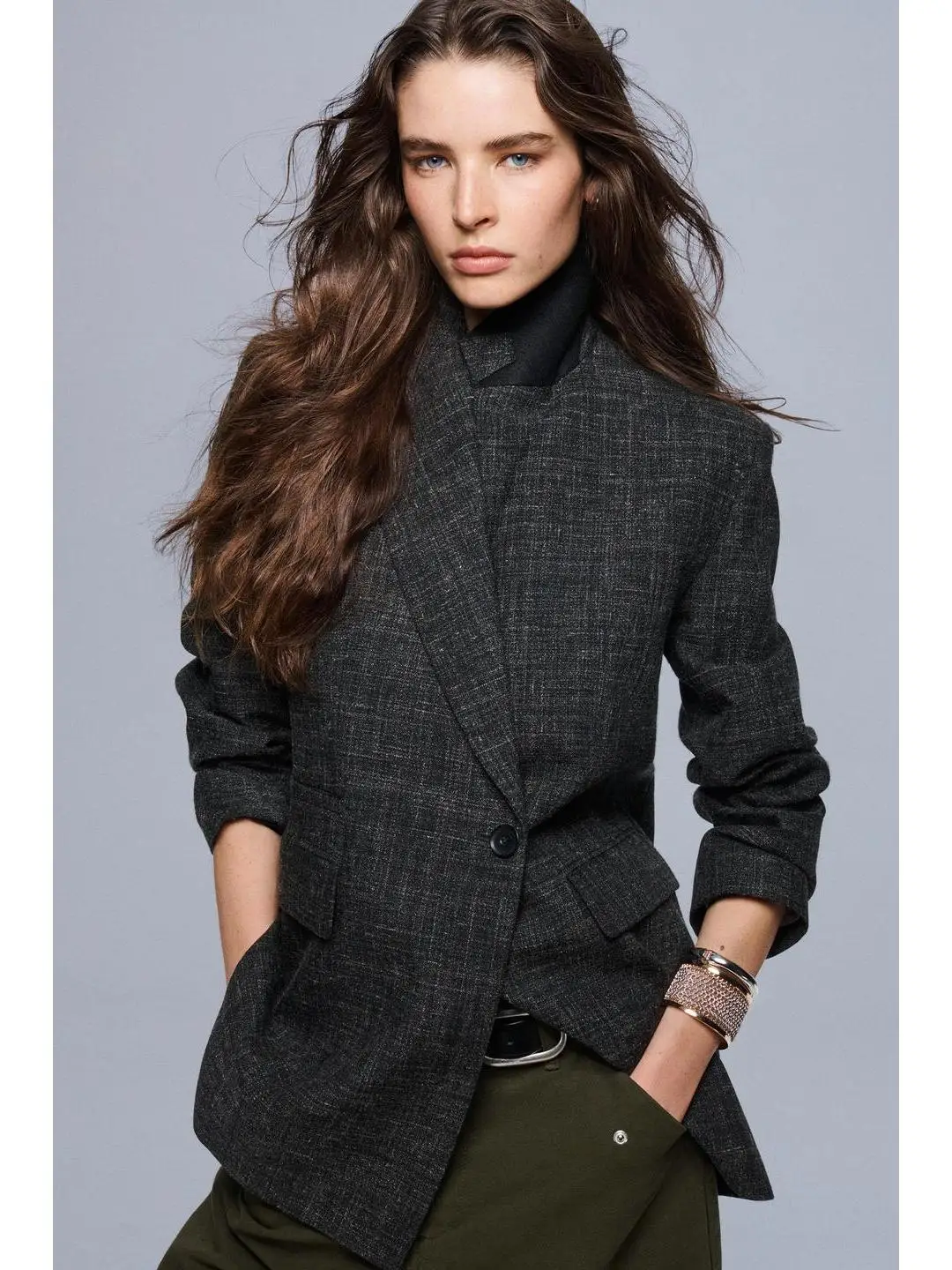 

Сумка с закрытием, декоративная сумка Inward Sed, прямой костюм на заказ, Jaet Neutral Sle, повседневная осенняя коллекция Fem Faion