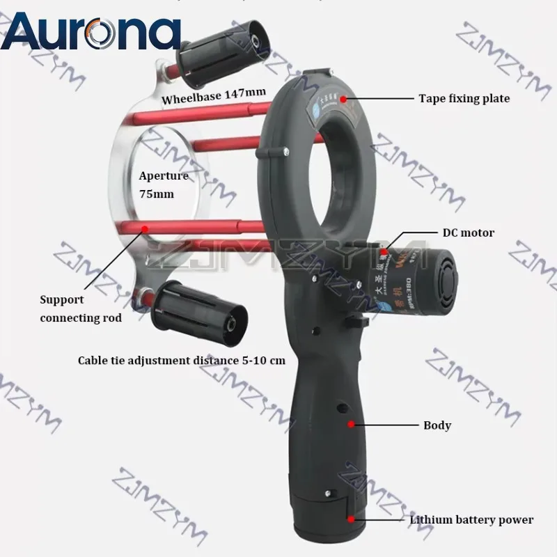 【Industrial】New Electric Air Conditioning Tape Winder For Air Conditioning Pipe Winding Machine Insulation Pipe Wraper