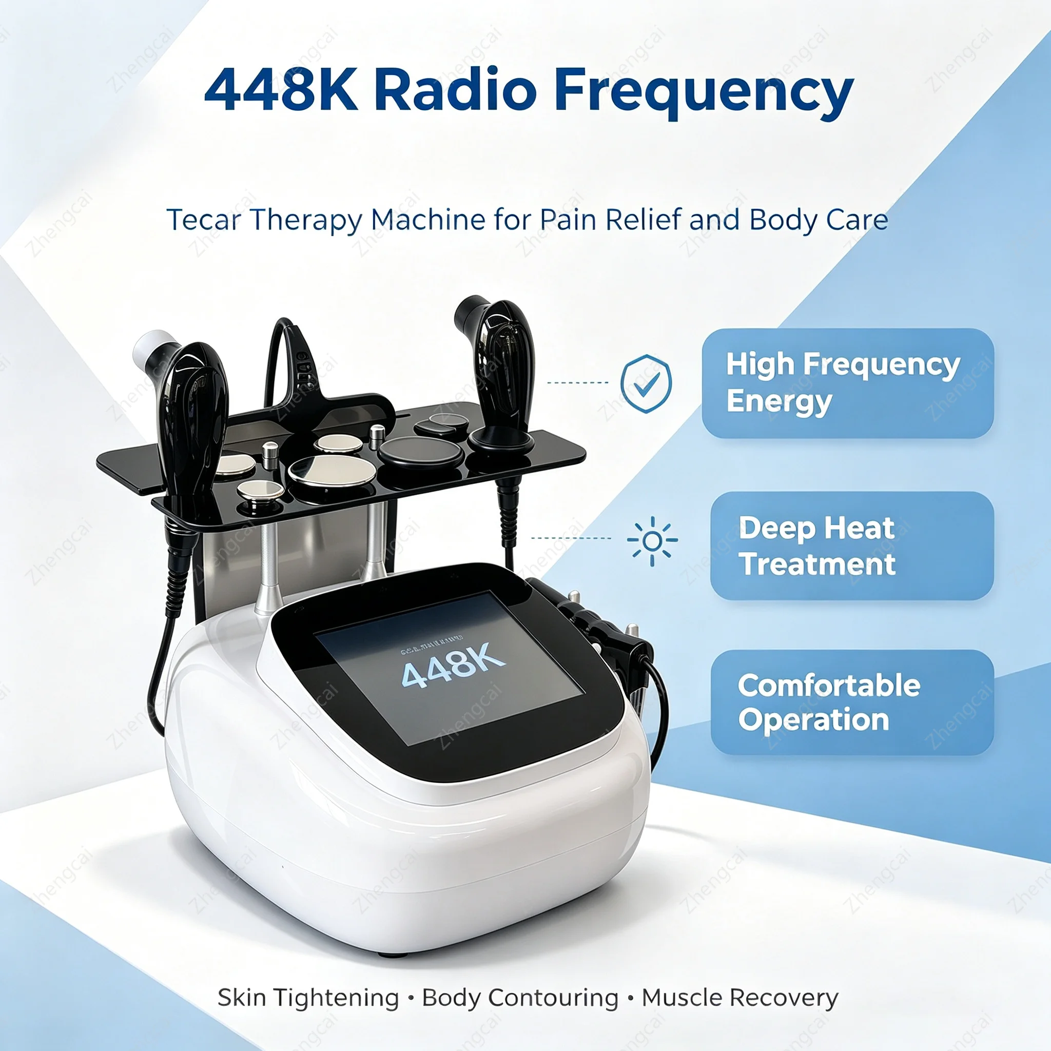 2026 New 448KHz Physiotherapy Machine Tecar Therapy Skin Rejuvenation Muscle Pain Relief SPA Beauty Equipment