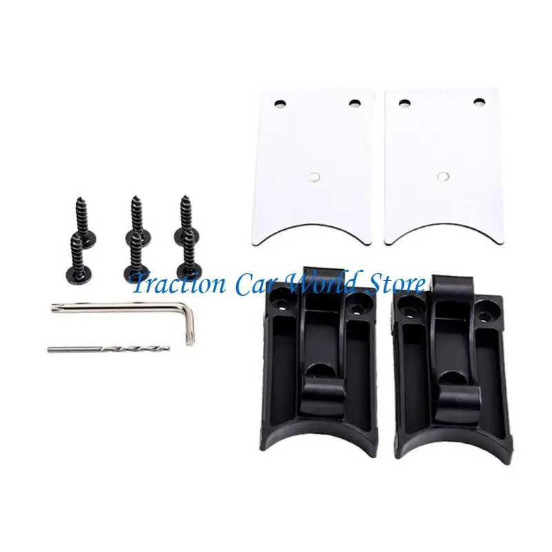 

L9BC Easy Install Ladder Holder Multipurpose Ladder Bracket Convenient Ladder Attachment Plastic Mounting Bracket for Marine