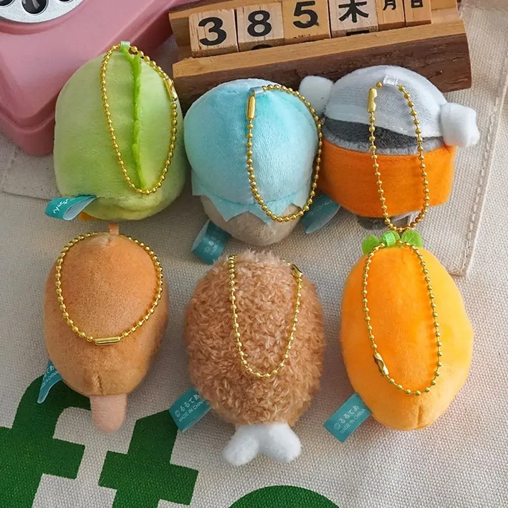 1 Pcs Kawaii Animal Penguin Plush Dolls Carrot Dinosaur Ice Cream Penguin Soft Stuffed Plush Pendant Keychain Toys Kids Gifts