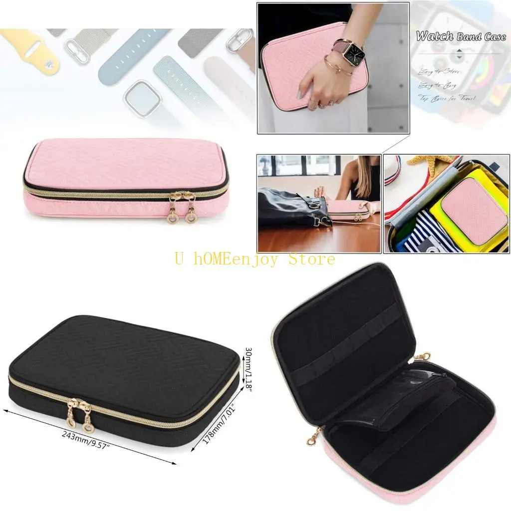 

B0KF Watch Box Stakeband Storage для корпуса для Apple Watch Band Bouck Bess Carring Holder Сумка прочная часть
