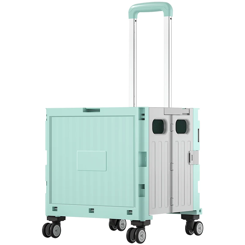 

Shopping cart Small pull cart, folding shopping cart Light and portable