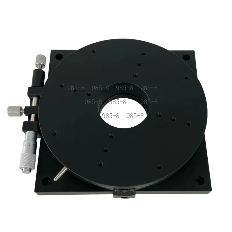 Precision Micrometer Adjustment R Axis Rotary Displacement Platform, Sliding Bearing Manual Rotation Table RSP40-L