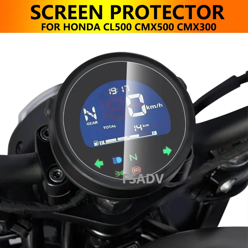 For Honda Rebel 500 CMX500 CMX300 500 CL500 2020-2024 Motorcycle Cluster Scratch Protection Film Screen Protector Accessories