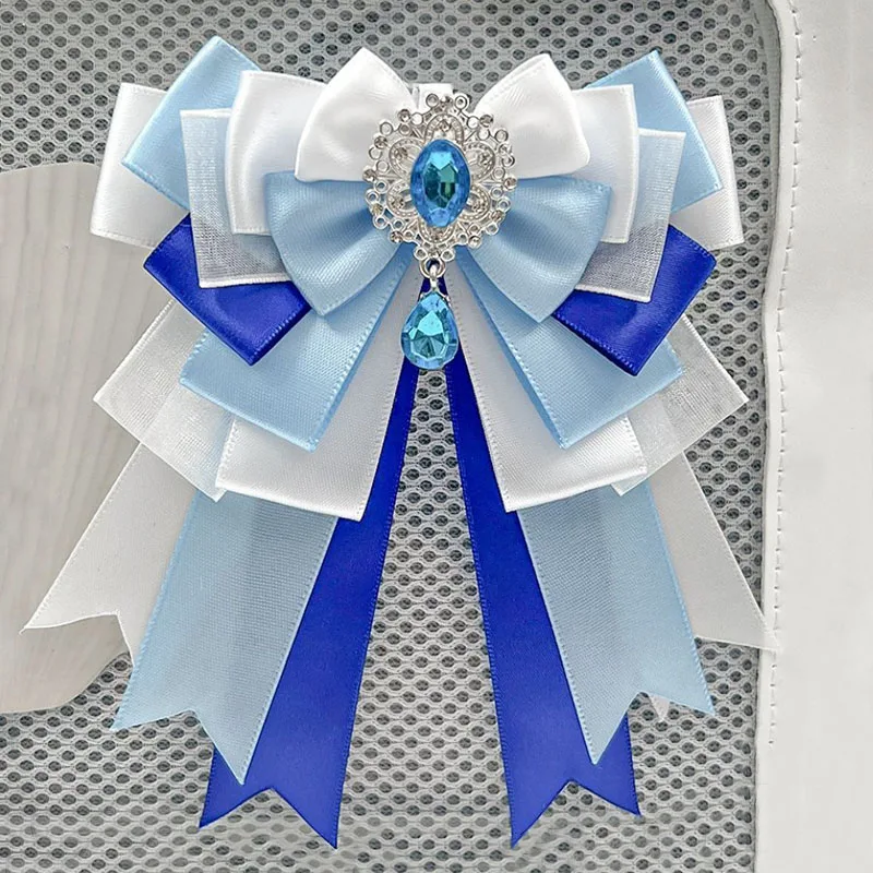 

Lolita Women's Shirt Collar Flowers Original Handmade Glow Stick Hand Light Bag Accessories Ribbon Rhinestone Bows for Concert