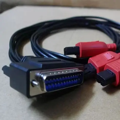 

Соединительный кабель EFI, импульсный кабель, сигнальный кабель для подключения к машине для очистки автомобильных топливных форсунок и детектору.