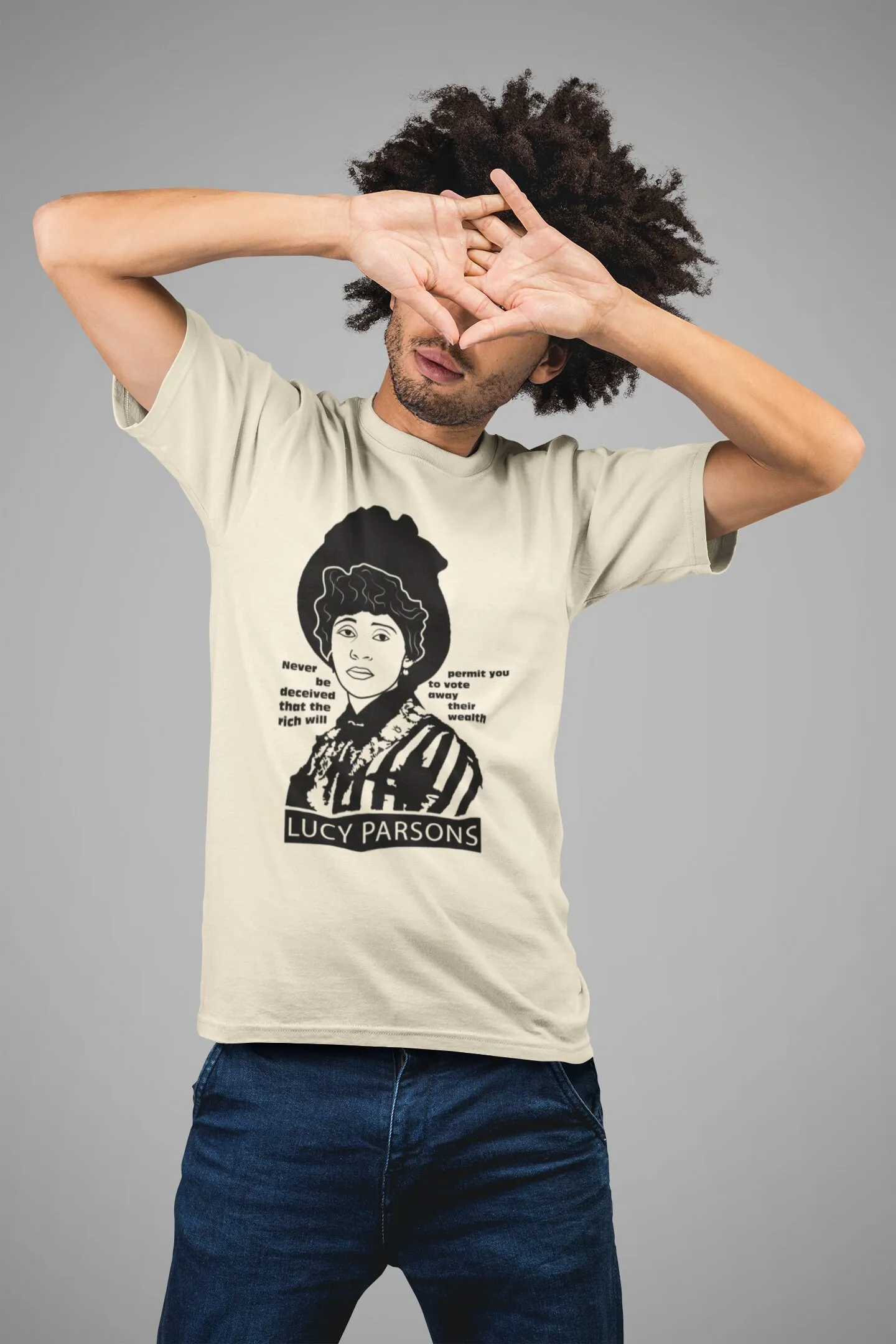 Lucy Parsons Inspiration Never Be Deceived Vote Away Wealth T Shirt