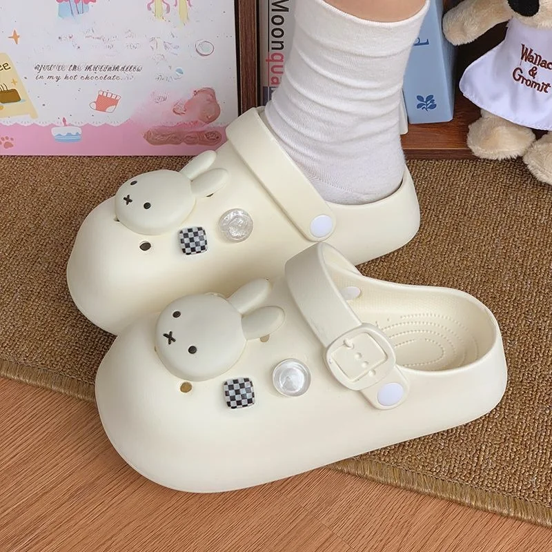 Miffy Rabbit Thick soled Arch - đánh giá và giá Summer Clothing Cartoon