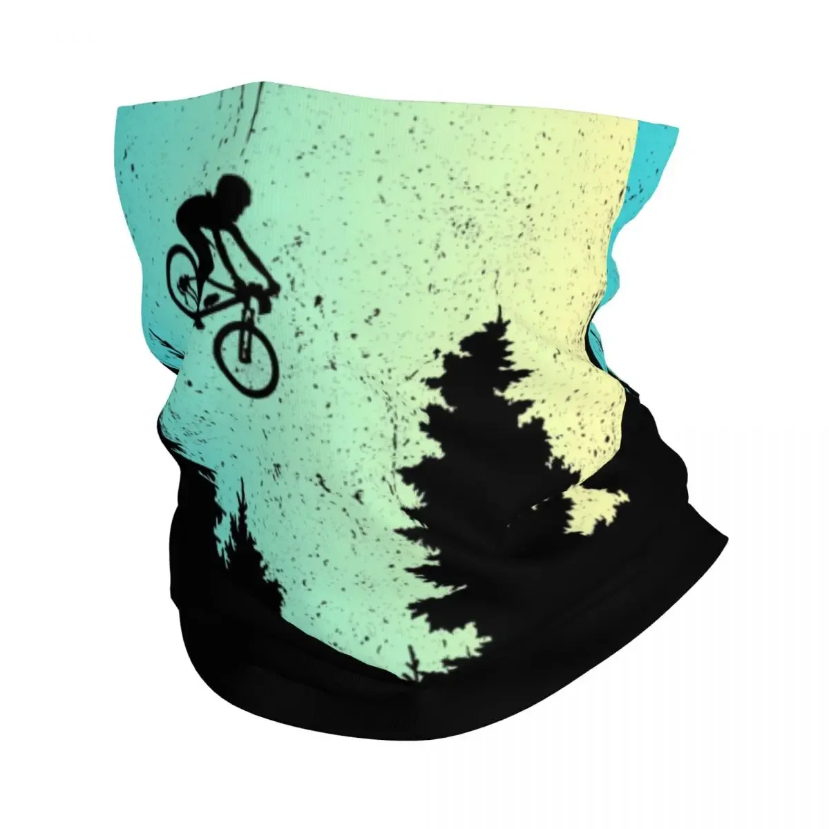 Custom Mountain Biker Bike Bandana Neck Gaiter for Ski Cycling Women Men Wrap Scarf MTB Bicycle Headband Warmer