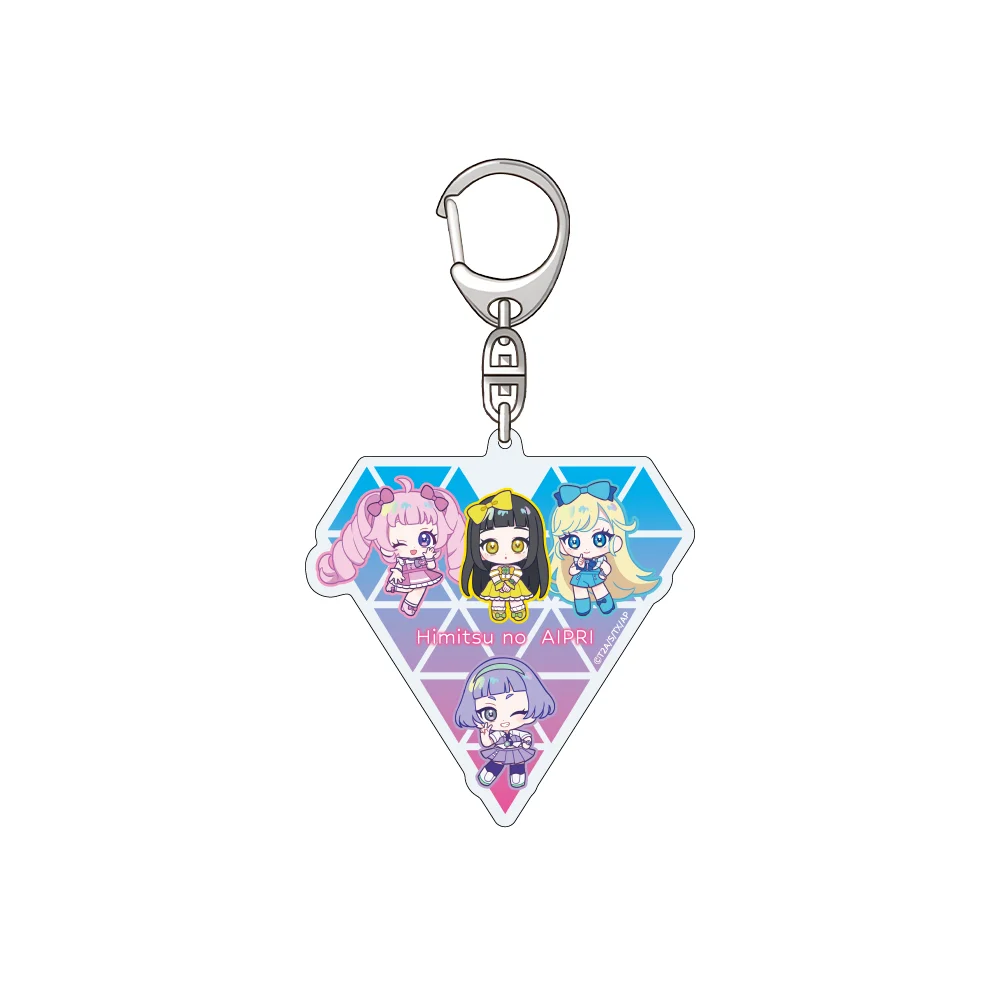 Himitsu no AiPri Himari Aozora Mitsuki Hoshikawa Tsumugi Suzukaze Acrylic Keychain Bag pendant Bag Charm anime goods Fans Gifts