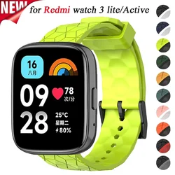 Silicone Strap for Redmi Watch 3 Active Bracelet Replacement Wristband for Xiaomi Redmi Watch 3 Lite Smart WatchBand Accessory