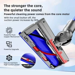 For Direct Drive Suction Head For Dyson V7 V8 V10 V11 V15 Vacuum Cleaner Direct Drive Cleaner Head Turbine Floor Tool