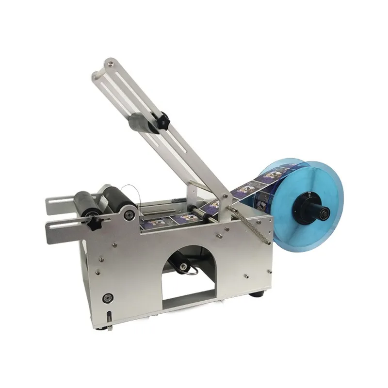 Portable Handheld Semi Automatic Labeling Machine for Small Flat Surface and Round Bottle Self Adhesive Sticker Applicator
